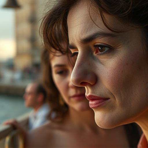 Una scena del film 'Napoli Velata' con Giovanna Mezzogiorno in primo piano.