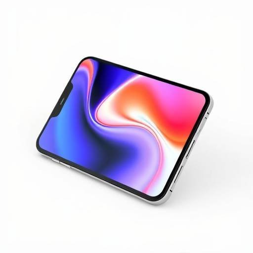 Uno smartphone con uno schermo pieghevole, che mostra una nuova tendenza nel design degli smartphone